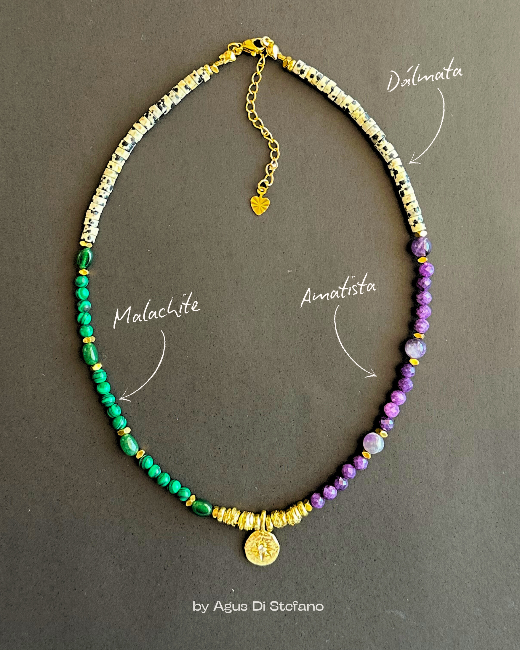 Malachite + Dálmata + Amatista