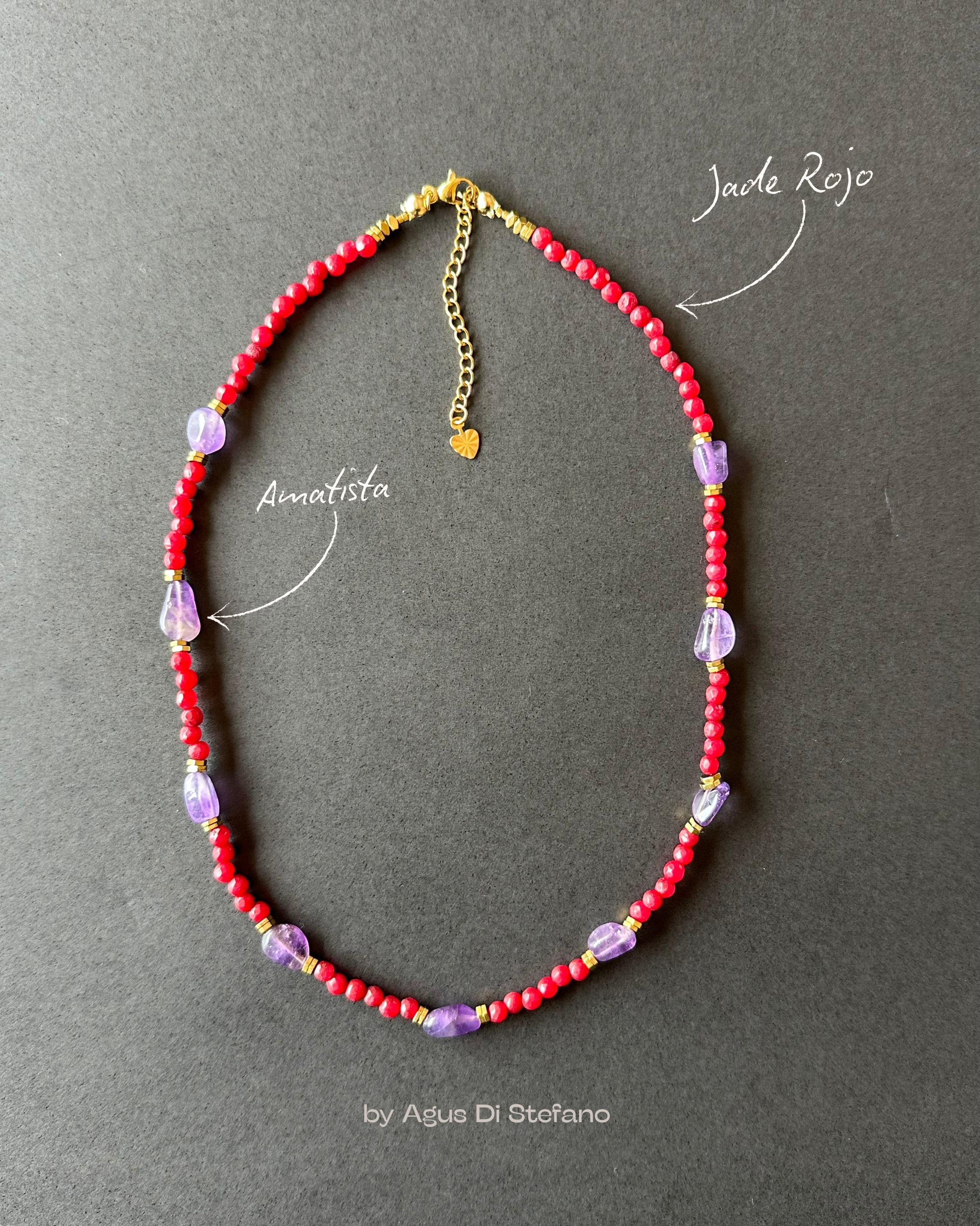 Amatista + Jade Rojo